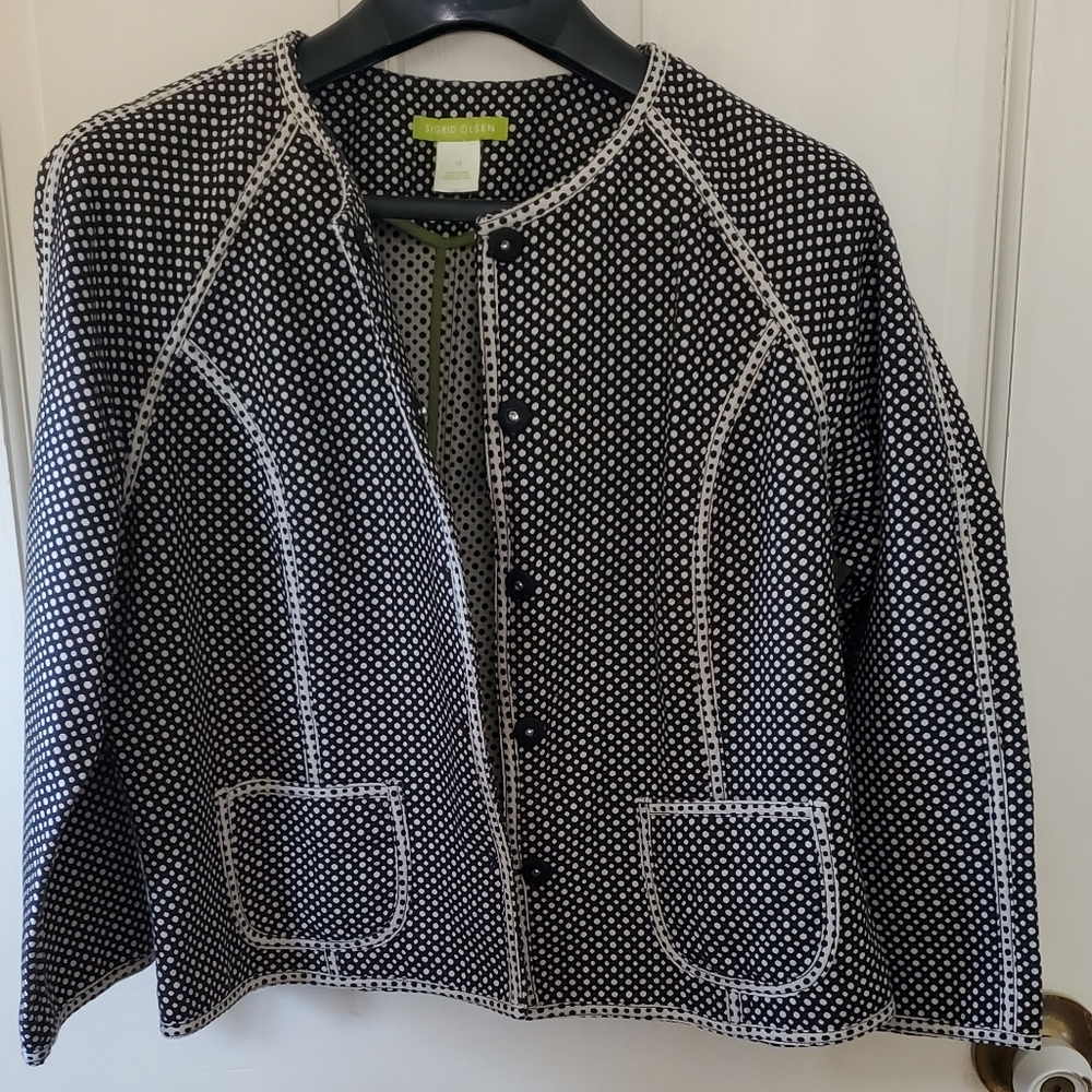 Sigrid Olsen Polka-Dot Jacket - image 3